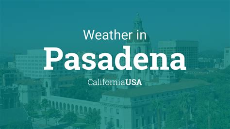 Be prepared with the most accurate 10-day forecast for South Pasadena, CA with highs, lows, chance of precipitation from The Weather Channel and Weather.com